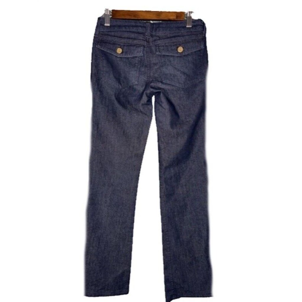 Nwotd Michael Kors Dark Wash Low Rise Flap Pocket Dark Jeans 116637